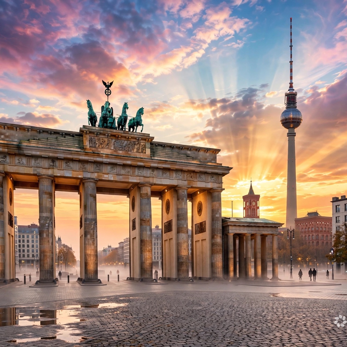 immer wieder schön, unsere stadt bei sonnenaufgang zu sehen. ☀️