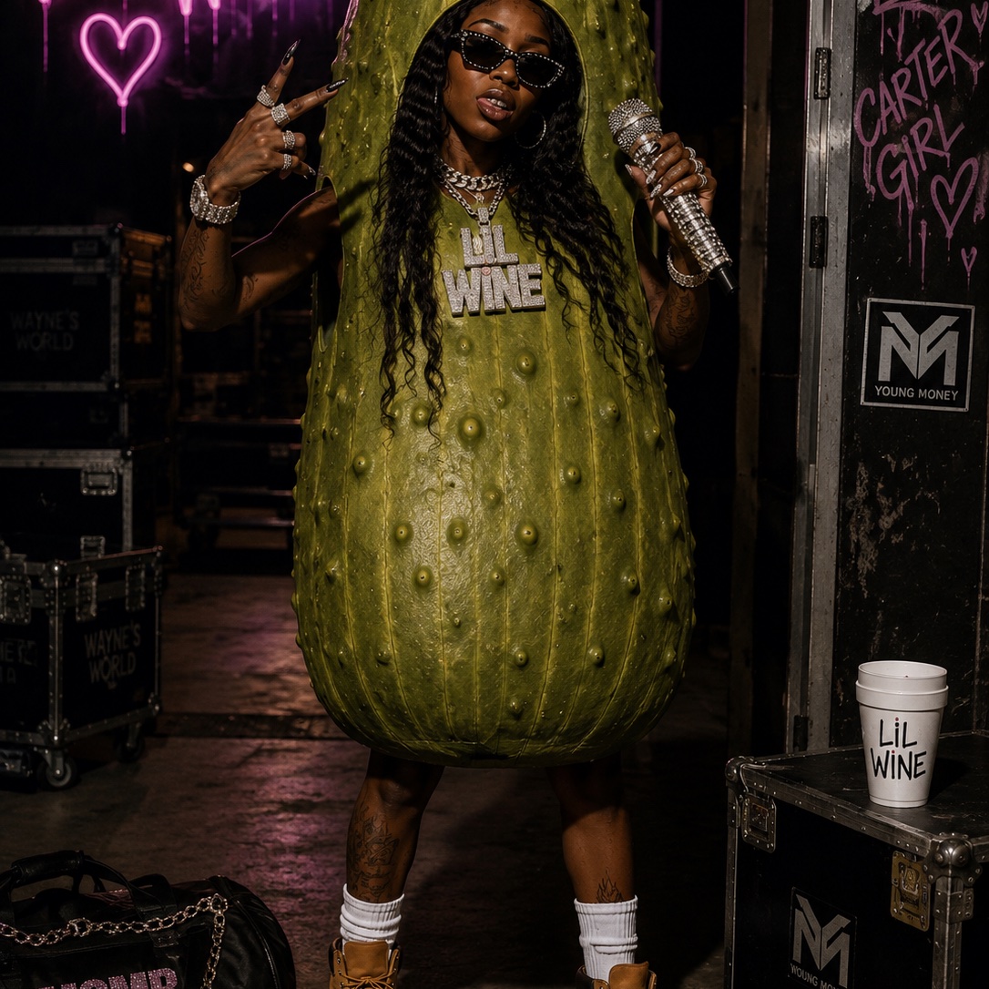 Find the rapper in the pickle - I mean picture!