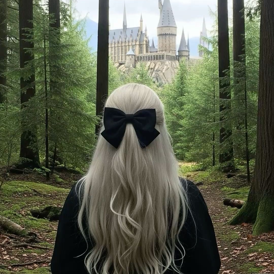 A regular day outside the Hogwarts castle