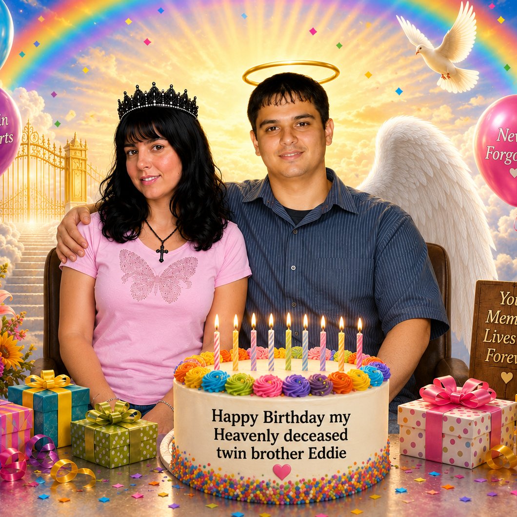 Happy Birthday to my deceased twin brother Eddie i miss you. Love from your sis❤️