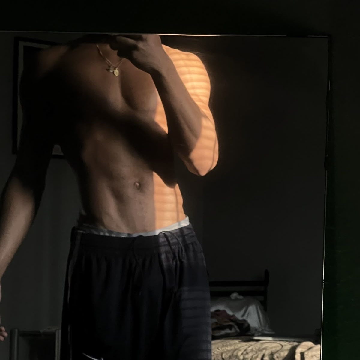 a moment caught between dark and desire.