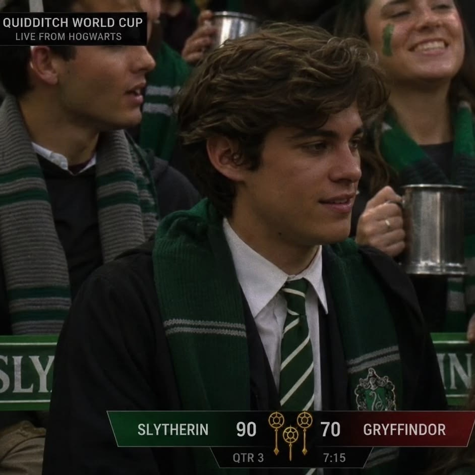 sempre i migliori, no? 😏💚
 Quidditch World cap