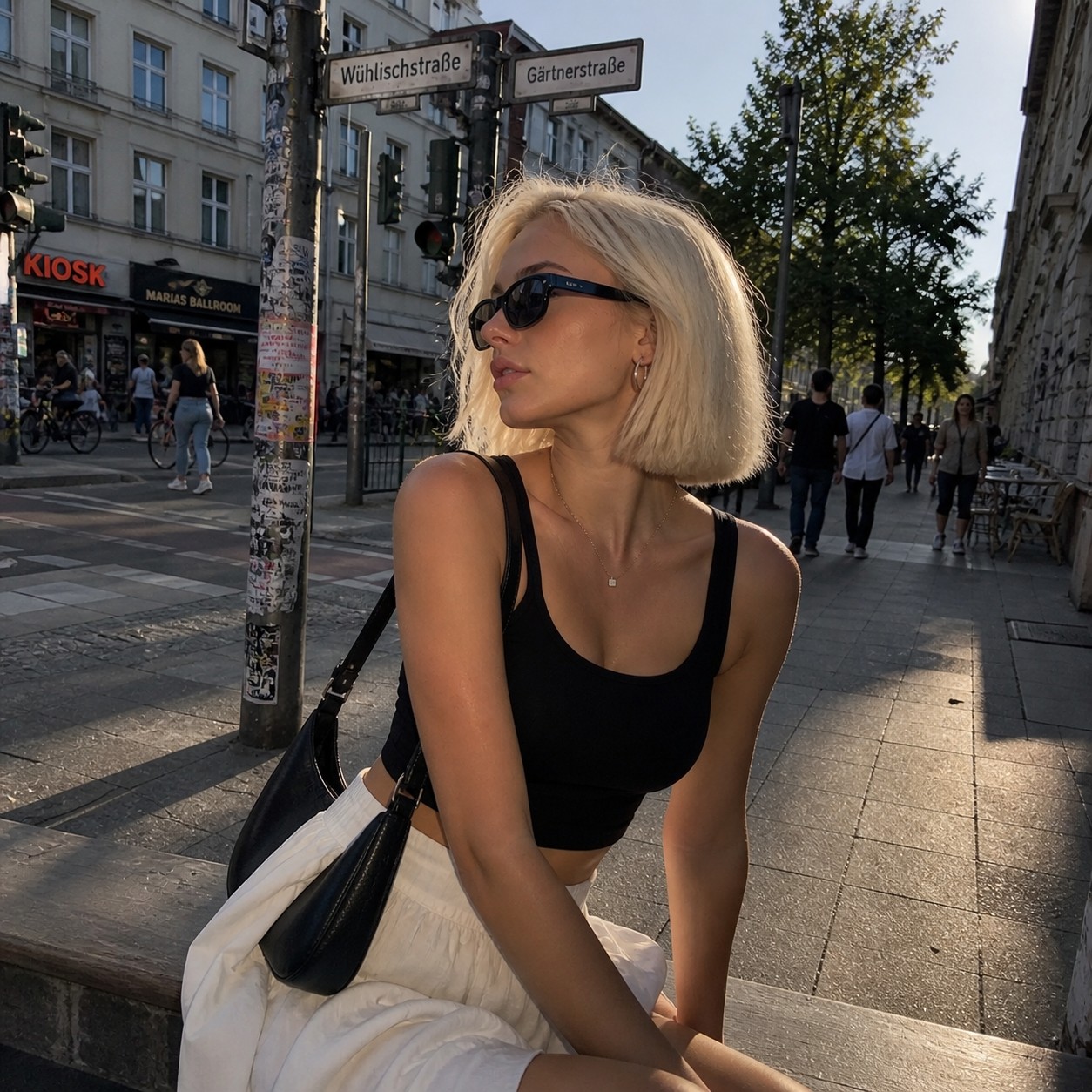 caught me looking at... something.