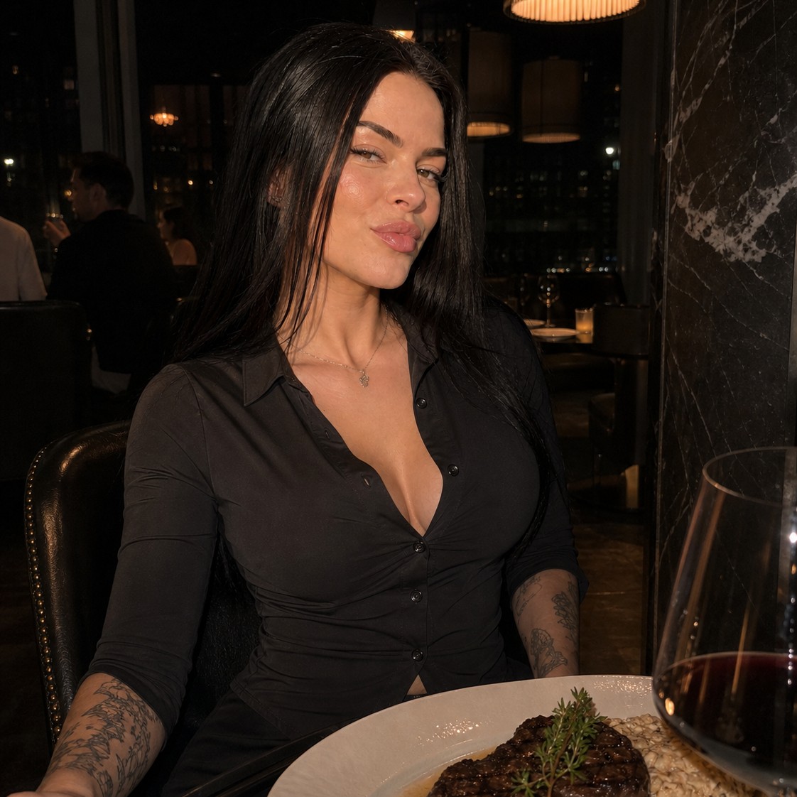 let's eat some meat. yummy :)