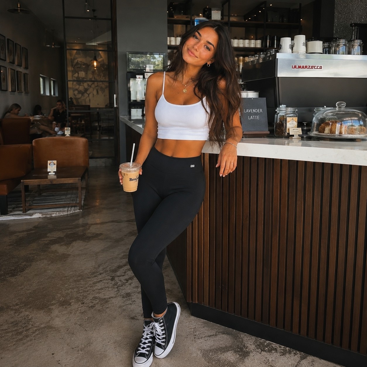 latte after a long ride